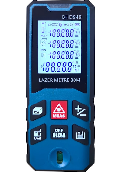 Fixonic B.h.d. Bhd03 360 16 Lens Şarjlı Yeşil Lazer Hizalama Ve 80mt Lazermetre Çantalı Set