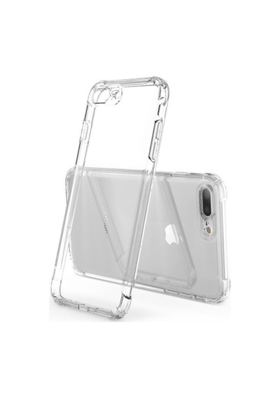 Apple Uyumlu iPhone  8 Plus Kapak Kamera Korumalı Antişok Airbag Köşe Korumalı Silikon Şeffaf Kılıf
