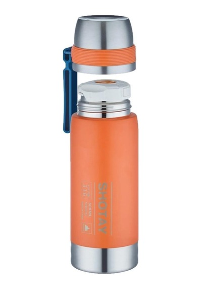 Shotay Çelik Termos 600 ML Turuncu