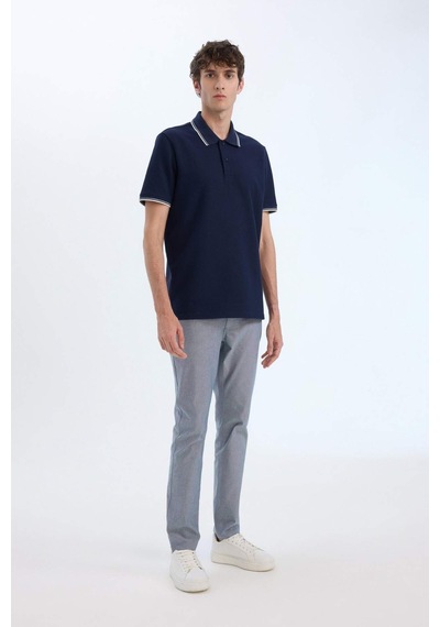 DeFacto Regular Fit Polo Yaka Waffle Kısa Kollu Tişört D7932AX25SPNV135 DeFacto Regular Fit Polo Yaka Waffle Kısa Kollu Tişört D7932AX25SPNV135