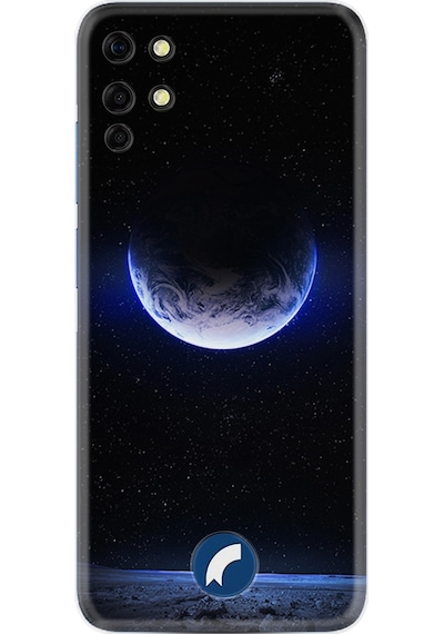 Reeder S19 Max Kılıf Resimli Desenli Silikon Platinium Series Midnight Moon 1802
