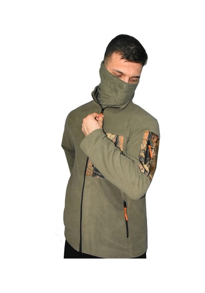 Mysia Outdoor Haki Orman Desen Taktik Polar Mont Avcı Mont 7 Cep Çok Renkli