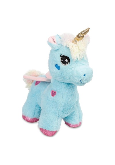35 Cm Dört Ayaklı Peluş Boynuzlu At Unicorn Yumuşak Kanatlı 1 Adet Çok Renkli