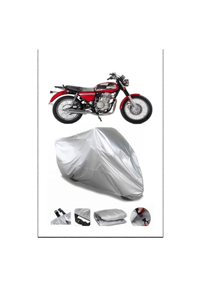 Jawa Cz350 Gri Su Geçirmez Kalitesi Motosiklet Örtüsü