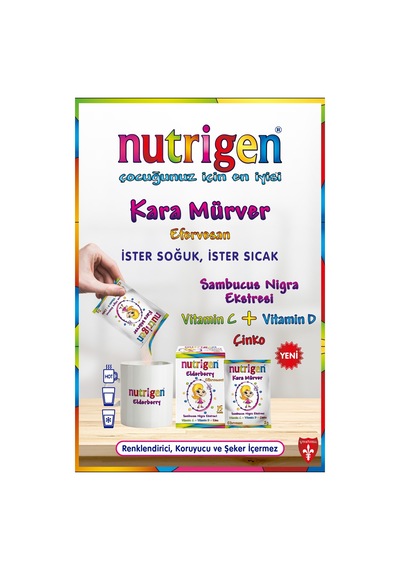 Nutrigen Elderberry Kara Mürver Efervesan 15 Saşe