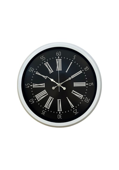 Elegance White 40 Cm Metal Duvar Saati Renkli