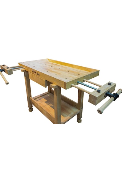 Rox Wood 0111 İki Mengeneli Hobi Ahşap Oyma Marangoz Çalışma Tezg