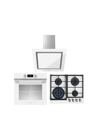 Teka Urban Serisi HLB 8400 WH - GZC 64320 XBC WH - DLV 68660 WH TOS Beyaz Ankastre Set