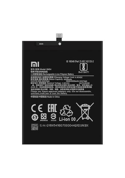 Redmi 10x-4g A Kalite Batarya Bn54 - 5020 Mah Sku66595
