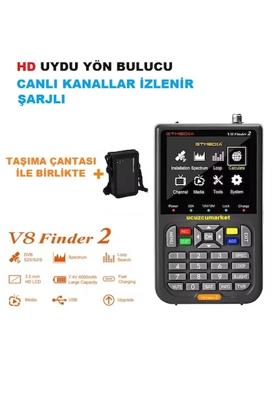 Gtmedia V8 Finder2 Hd Uydu Yön Bulucu Canlı Yayın İzlenir-şarjlı