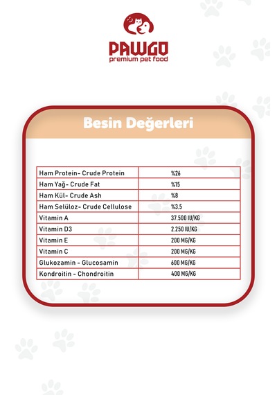 PAWGO Puppy Prime Kuzu Etli Yavru Köpek Maması 5 x 2 KG