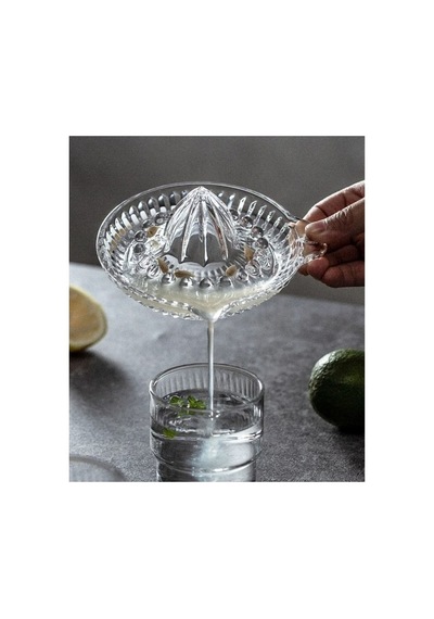 Özel Üretim Yemek Hazırlığı İkramlık Sunum Ürünü Cam Limon Sıkacağı Çok Renkli