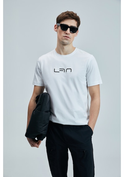Lufian Blaze Modern Grafik T- Shirt Beyaz Beyaz 111020244100500 Beyaz Lufian Blaze Modern Grafik T- Shirt Beyaz Beyaz 111020244100500 Beyaz