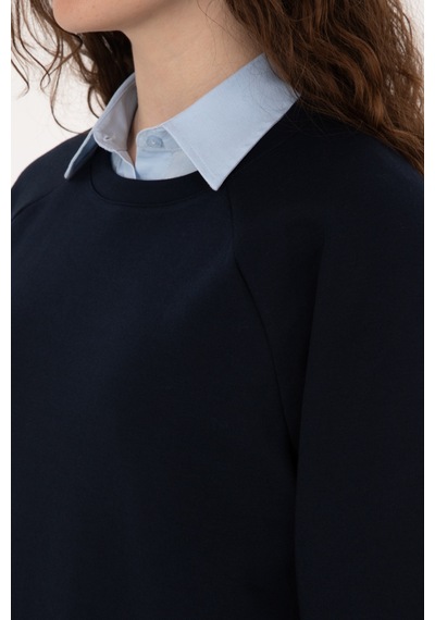 U.S. Polo Assn. Kadın Lacivert Bisiklet Yaka Sweatshirt 50307782-VR033