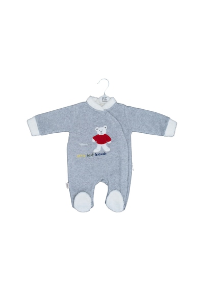 Flexi Patikli Bebek Tulumu 247193 Gri
