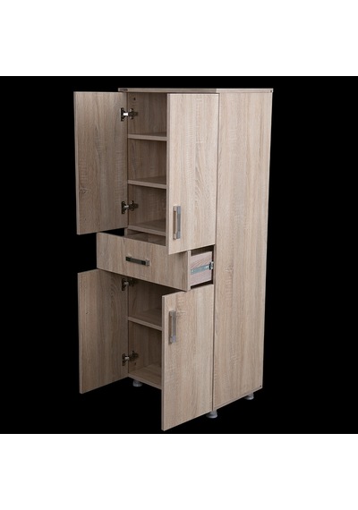 Çok Amaçlı 12684 Dolap Hard Parlak Soho Suntalem 4raf 1çek Kutu Sevk 150 El Yapım Ahşap