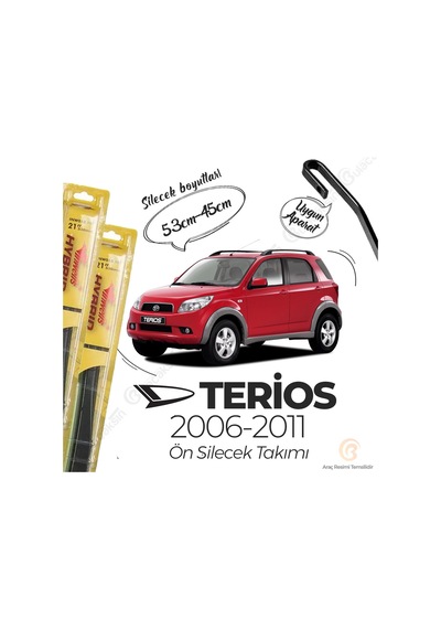 Daihatsu Terios Silecek Takımı 2006-2011 İnwells Hibrit