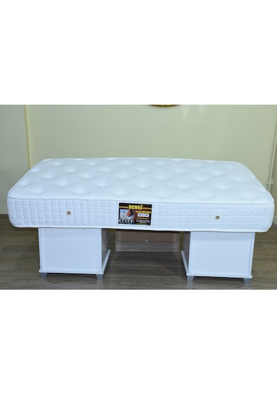 Yatak Tek Kişi Safir 90*190 Soft Model Sentetik Jakar Kumaş Bonel Yay El Yapım
