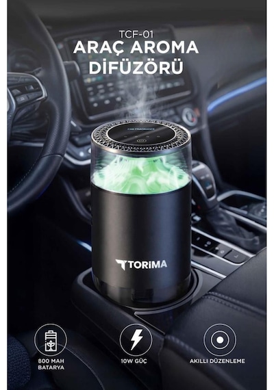 Torima Tcf-01 Araç Kokusu Hava Nemlendirici & Hareket Algılamalı Koku Makinesi Secret Forest Esansı Aromaterapi Difüzör