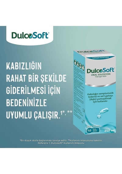 Dulcosoft Oral Solüsyon Makrogol 4000 250 Ml 3 Adet