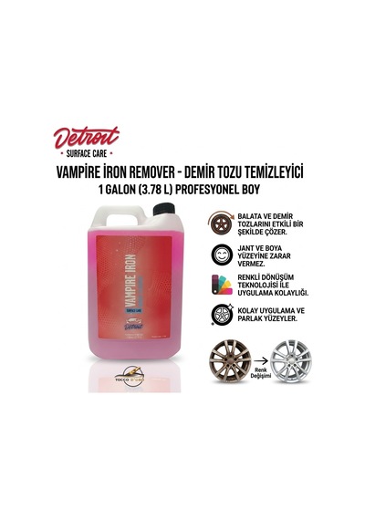 Detroit Vampire Iron Remover Demir Tozu 3,78lt