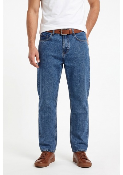 Dynamo Erkek Baggy Jeans Pantolon Bgl-st05448 Mavi