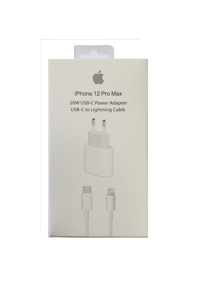 İphone 12 Pro-max 20w Uyumlu Şarj Adaptörü Ve Şarj Kablosu-ithal