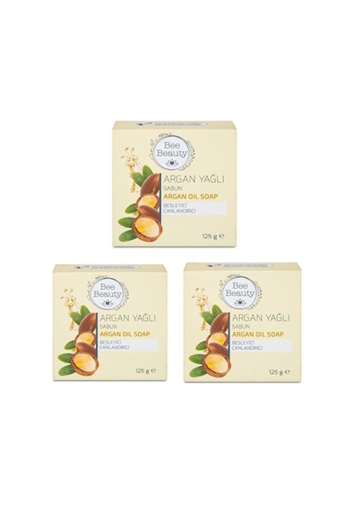 Bee Beauty Argan Yağlı Katı Sabun 3 x 125 G