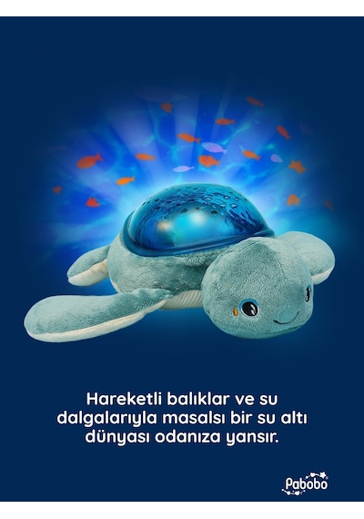 Pabobo Aqua Dream Kaplumbağa Sesli Projektör – Su Altı Efektli Gece Lambası, Ağlama Sensörlü, USB-C Şarjlı, Ninni & Beyaz Gürültülü Bebek Uyku Yardımcısı | Yenidoğan 0+ Pabobo Aqua Dream Kaplumbağa Sesli Projektör – Su Altı Efektli Gece Lambası, Ağlama Sensörlü, USB-C Şarjlı, Ninni & Beyaz Gürültülü Bebek Uyku Yardımcısı | Yenidoğan 0+