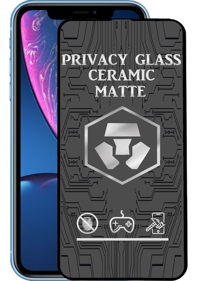 Apple Uyumlu   iPhone XR Tam Kaplayan Mat Seramik Hayalet Ekran Koruyucu