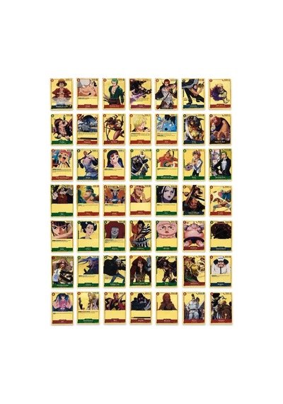 Cantex Tech One Piece Oyun Kartı - Özel Seri Gold Pvc Oyun Kartı 25 Adet