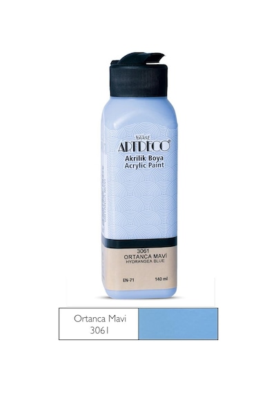 Artdeco Akrilik Boya 140Ml Ortanca Mavi 3061