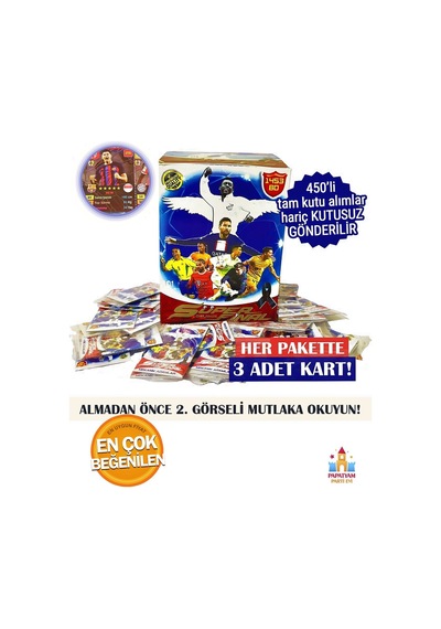 Futbolcu Kartları 50 Paket Süper Final Mekanik Adamlar Serisi