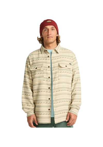 Bıllabong Billabong Offshore Jacquard Flannel Erkek Bej Gömlek Hun Bej