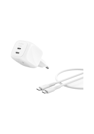 Smartprotect 2 Portlu Usb-c Şarj Cihazı 67 W, Çift Portlu Gan Şarj Cihazı, 2 M Usb-c Kablo Dahi