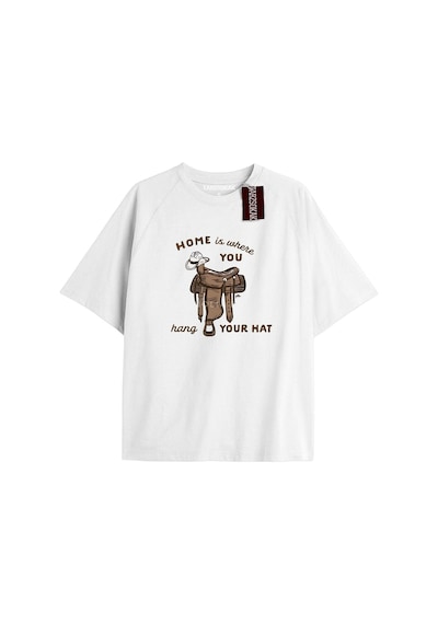 Tarzsokak Home İs Where You Cowboy 26 Beyaz