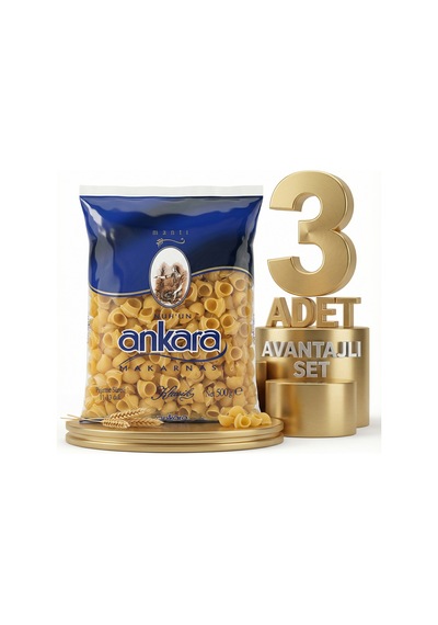 Ankara Mantı Makarna 3x500 Gr
