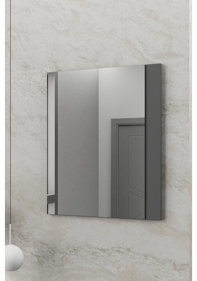 Biani Fix Maxila 60 Cm Seramik Lavabolu, Aynalı, Banyo Dolabı, Lavabo Dahil, Mdf,Mat Gri Biani Fix Maxila 60 Cm Seramik Lavabolu, Aynalı, Banyo Dolabı, Lavabo Dahil, Mdf,Mat Gri