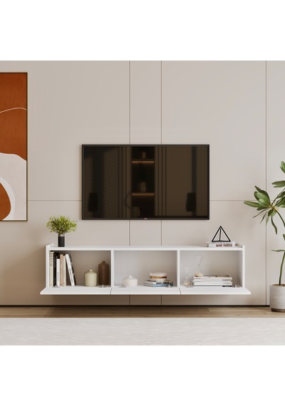 Hitit Tv Ünitesi 160 Cm 100% Mdf Beyaz