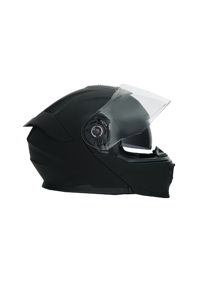 Gp Nero Mks004-Mb Güneş Vizörlü Şeffaf Çene Açılır Motosiklet Kaskı Siyah