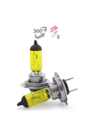 12v Ampül H7 100w Süper Sarı Tkm Aliya H7s