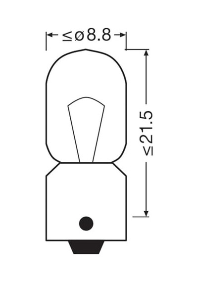 Saf Işık Lamba - 12 V 45 40 W P45t - 1 Adet