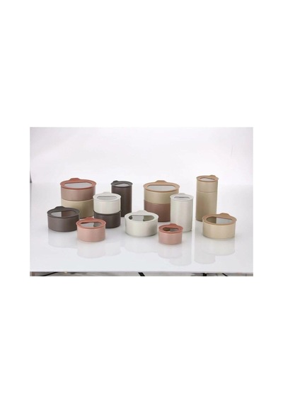 Fika One Seramik Saklama Kabı Pembe 650ml D-neone065-03