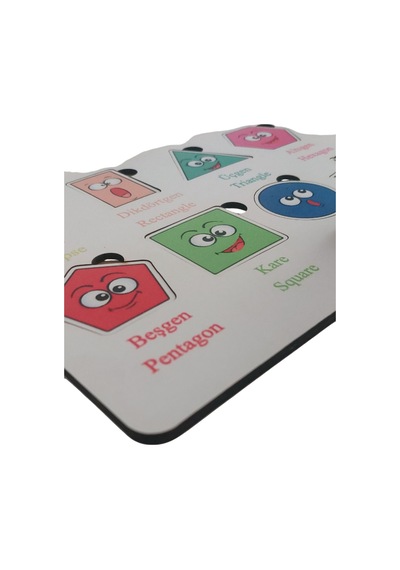 Geometrik Şekiller Bul Tak Eğitici Öğretici Puzzle & Yapboz Bebek Çocuk Oyuncak