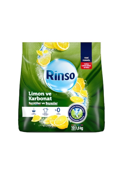2 Adet Rinso Limon Karbonat 1,5 Kg Renkli+beyaz