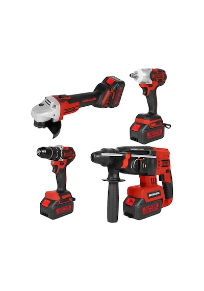 Repton RP-1380 Kömürsüz Akülü Set 4'lü