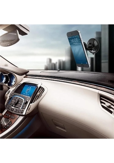 Privity Serisi Mıknatıslı Araç İçi Telefon Tutucu Vantuzlu Magnet 360 Derece Telefon Tutucu Gmm 2 Mixed