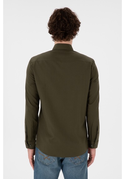 U.s. Polo Assn. Erkek Koyu Haki Gömlek Basic 50306338-vr111 Koyu Haki U.s. Polo Assn. Erkek Koyu Haki Gömlek Basic 50306338-vr111 Koyu Haki