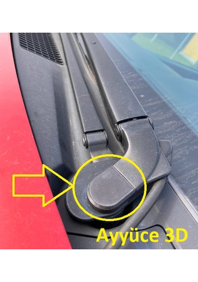 Ayyüce 3d,Toyota Uyumlu Yaris Corolla Verso Auris Silecek Vida Kapağı 2x