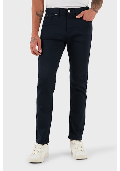 Boss Slim Fit Normal Bel Düz Paça Jeans Erkek Kot Pantolon 50550942 404 Lacivert
